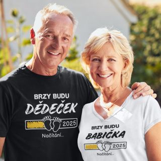 Babička a dědeček na obzoru! 👶❤️ Překvapte rodiče skvělým dárkem – stylovými tričky!